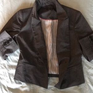Gray blazer